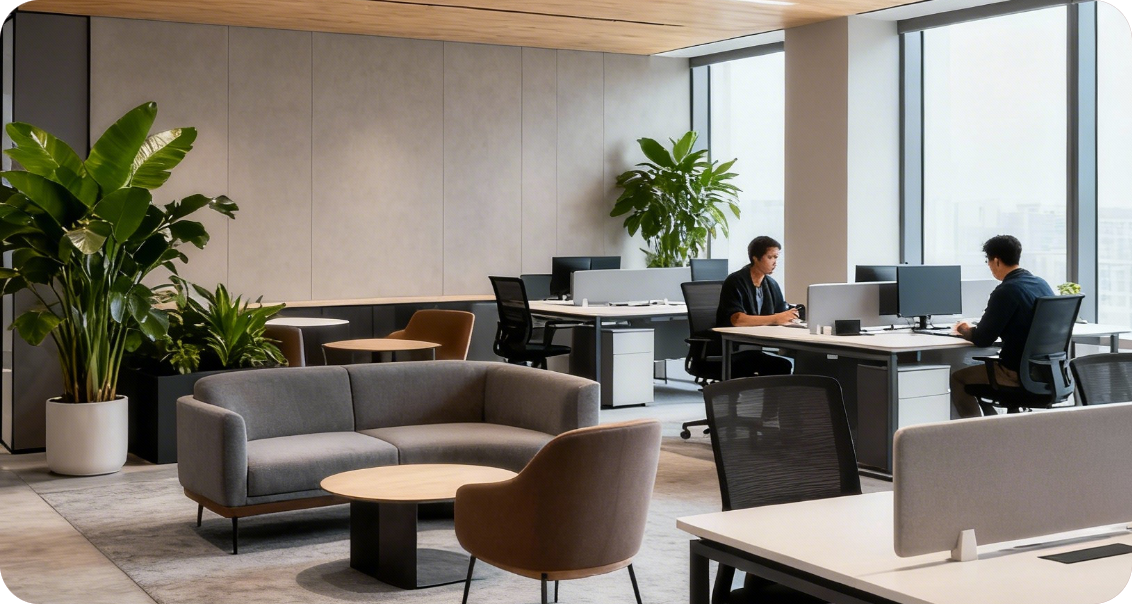 宏瑞创新办公室与团队工作场景